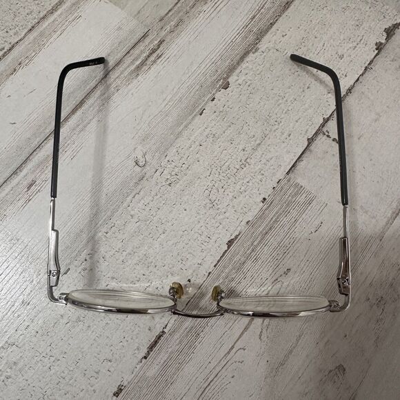 BARON Mens Eyeglasses Round Vintage Spectacles Nose Guards Grandpa Santa - Picture 3 of 11